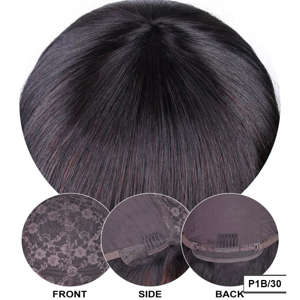 Brazilian Straight Human Hair Wigs