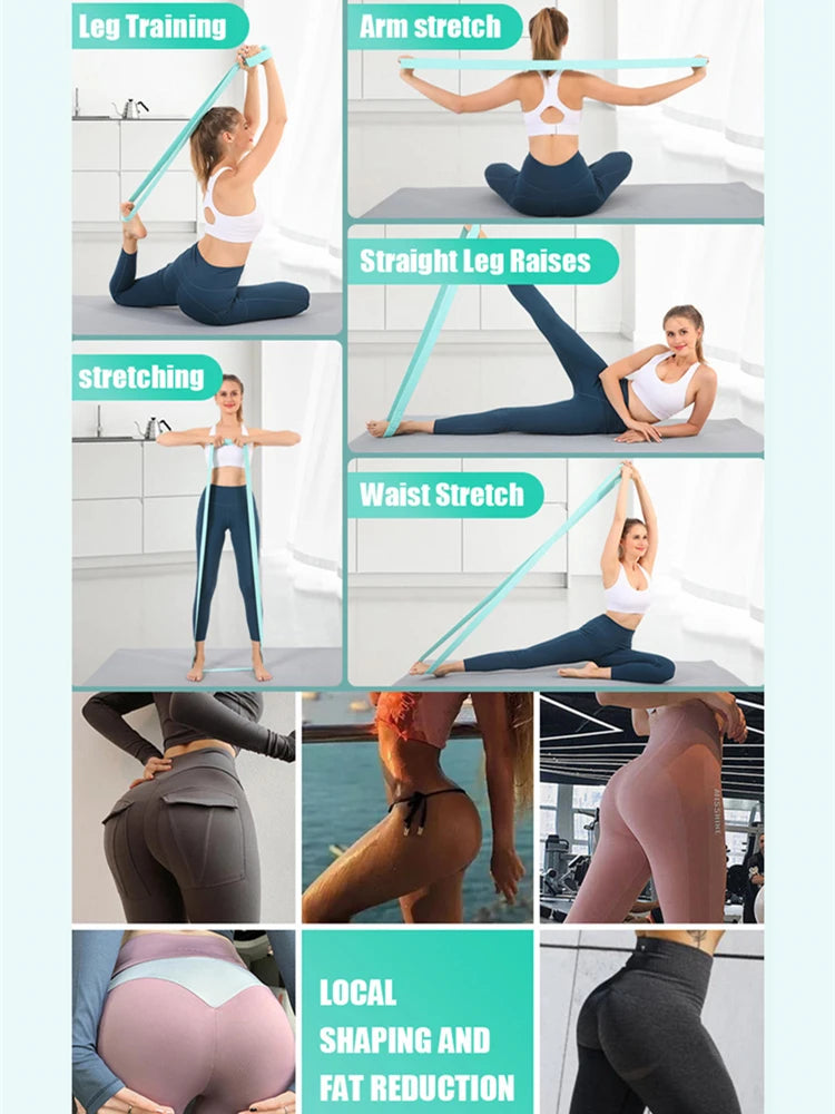 Fitness Long Resistance Bands Workout