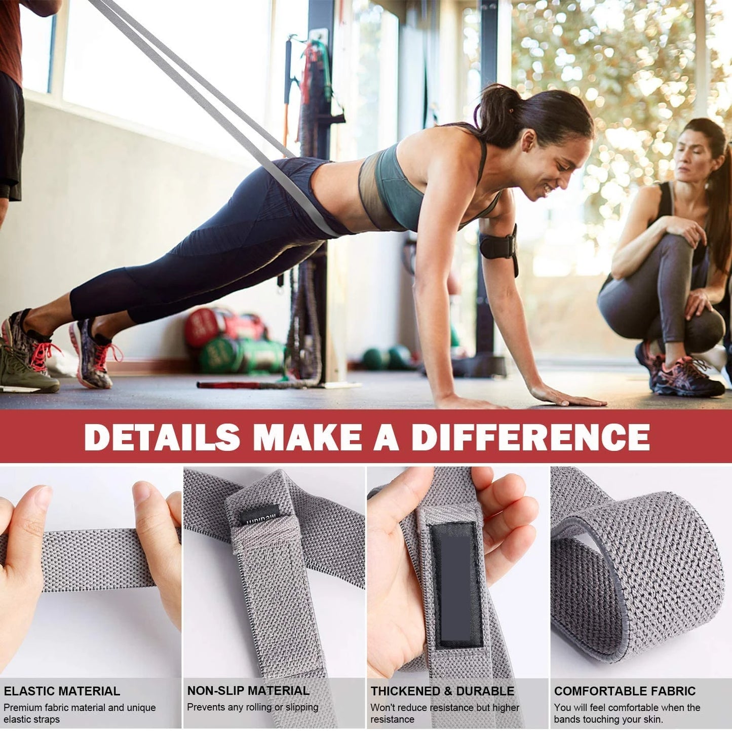 Fitness Long Resistance Bands Workout