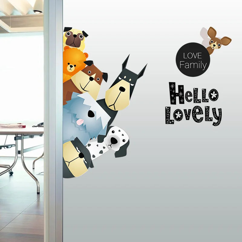 Cartoon Cute Animals 3D Dog Edge