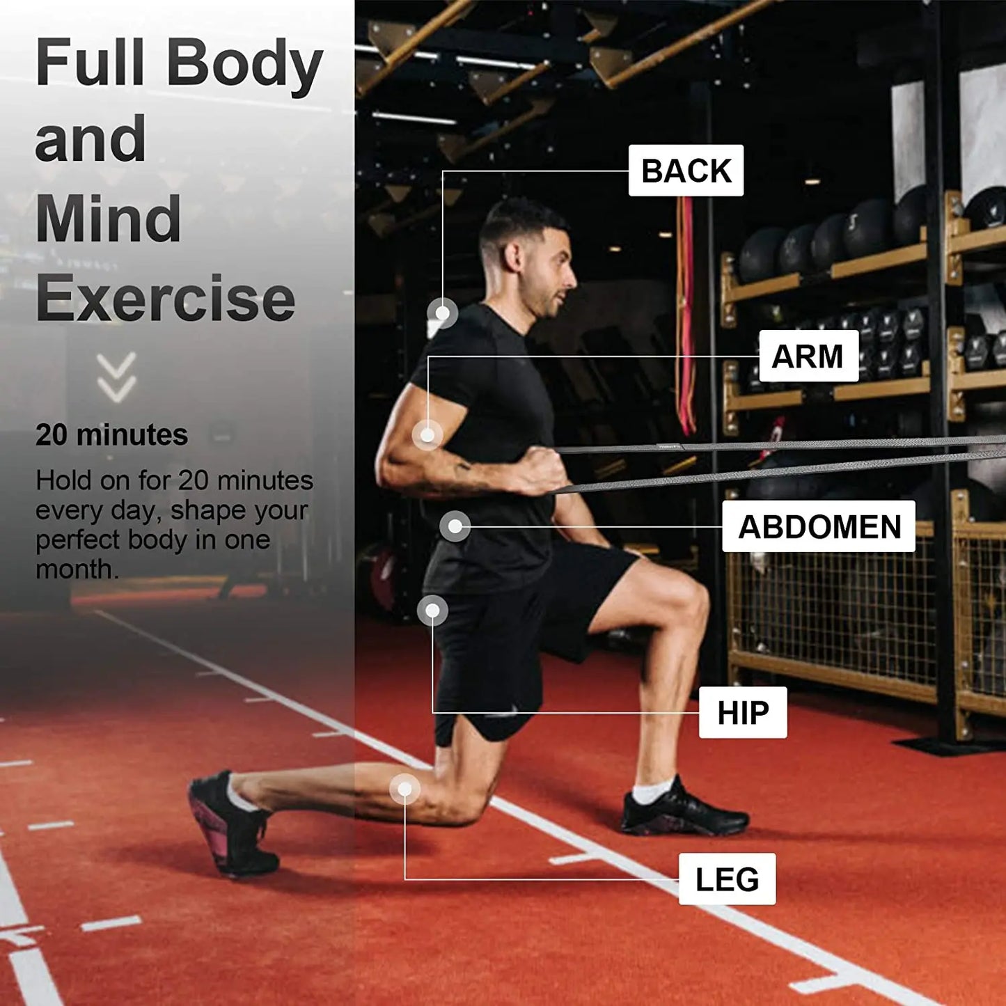 Fitness Long Resistance Bands Workout