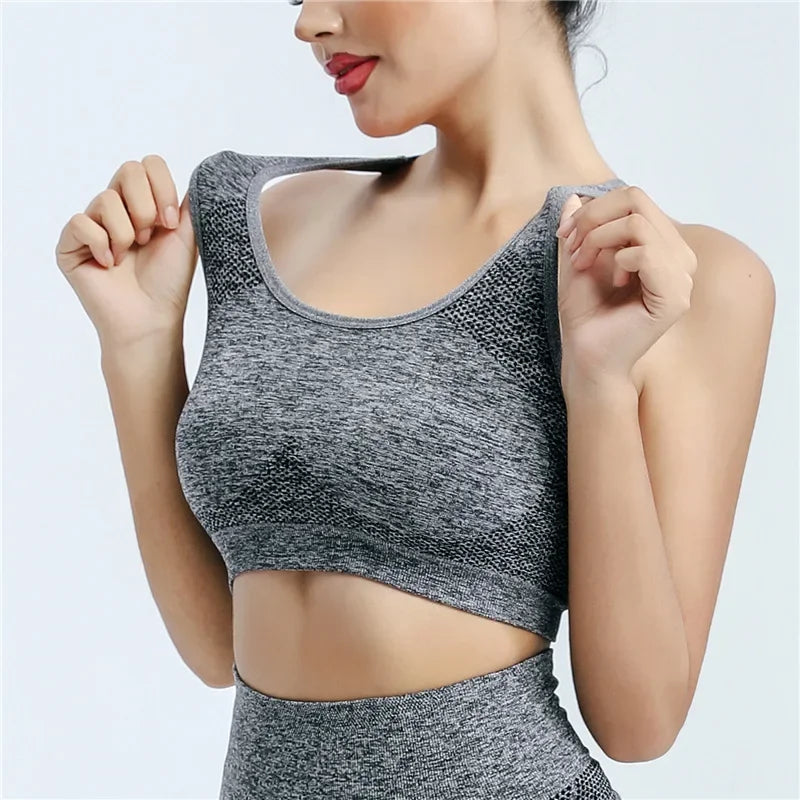 Women Sports Bra Top Push Up