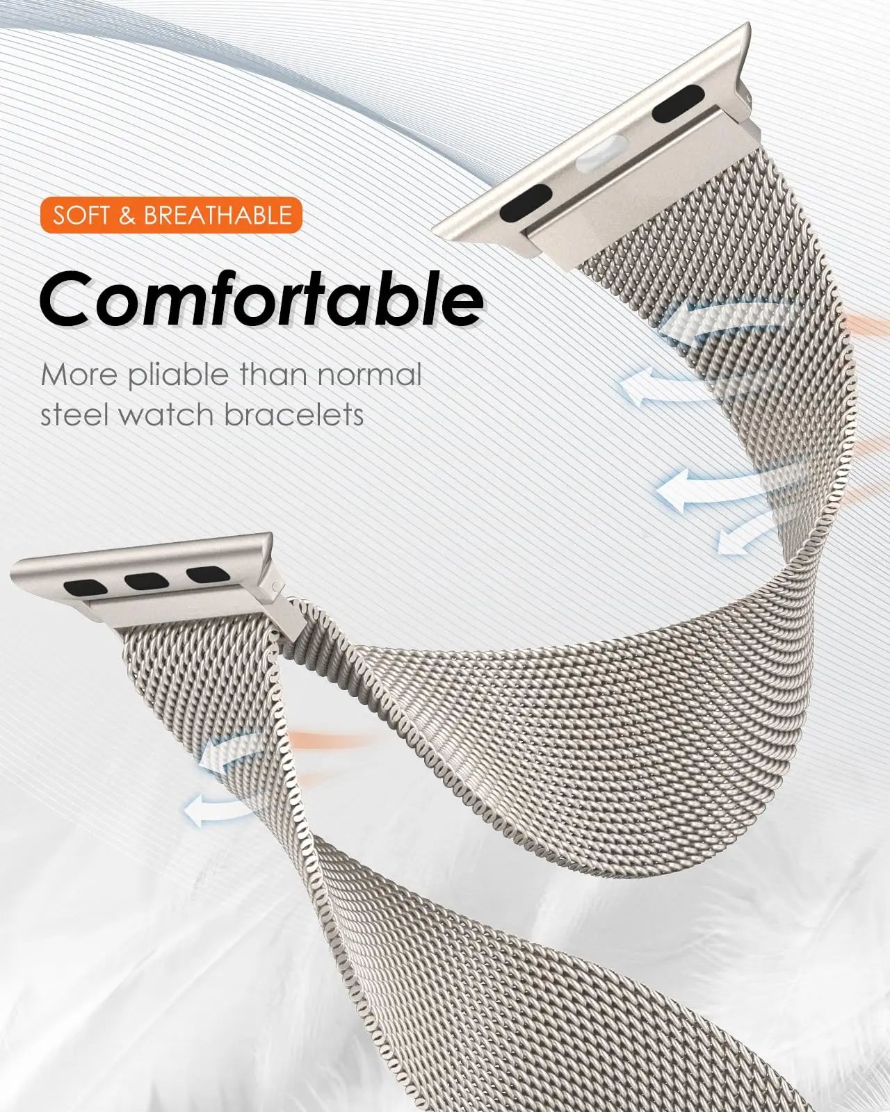 Milanese strap For apple Watch bands
