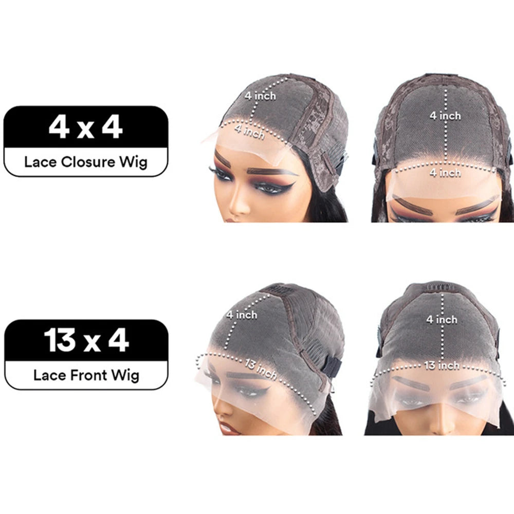 Short bob wig lace front human hair wig