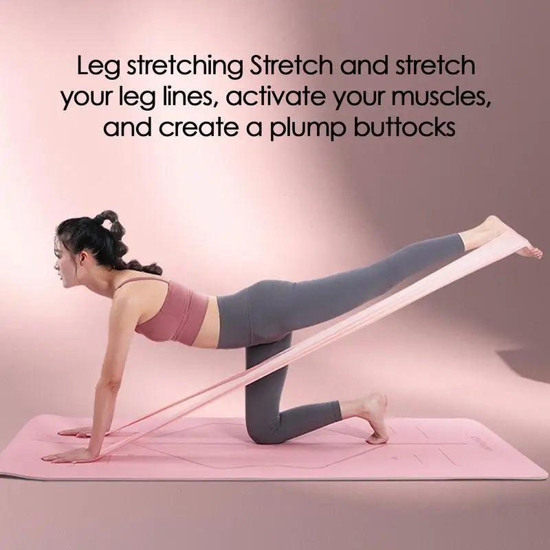 Pilates Elastic Band Exercise Workout