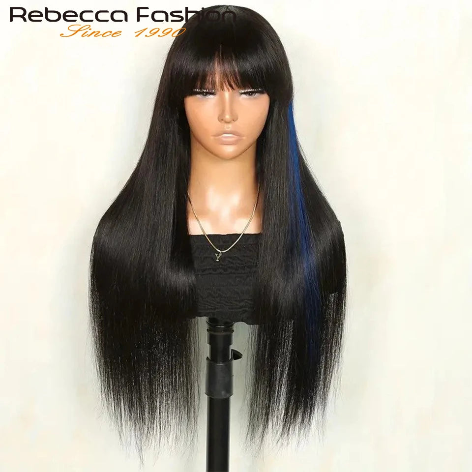 Brazilian Straight Human Hair Wigs