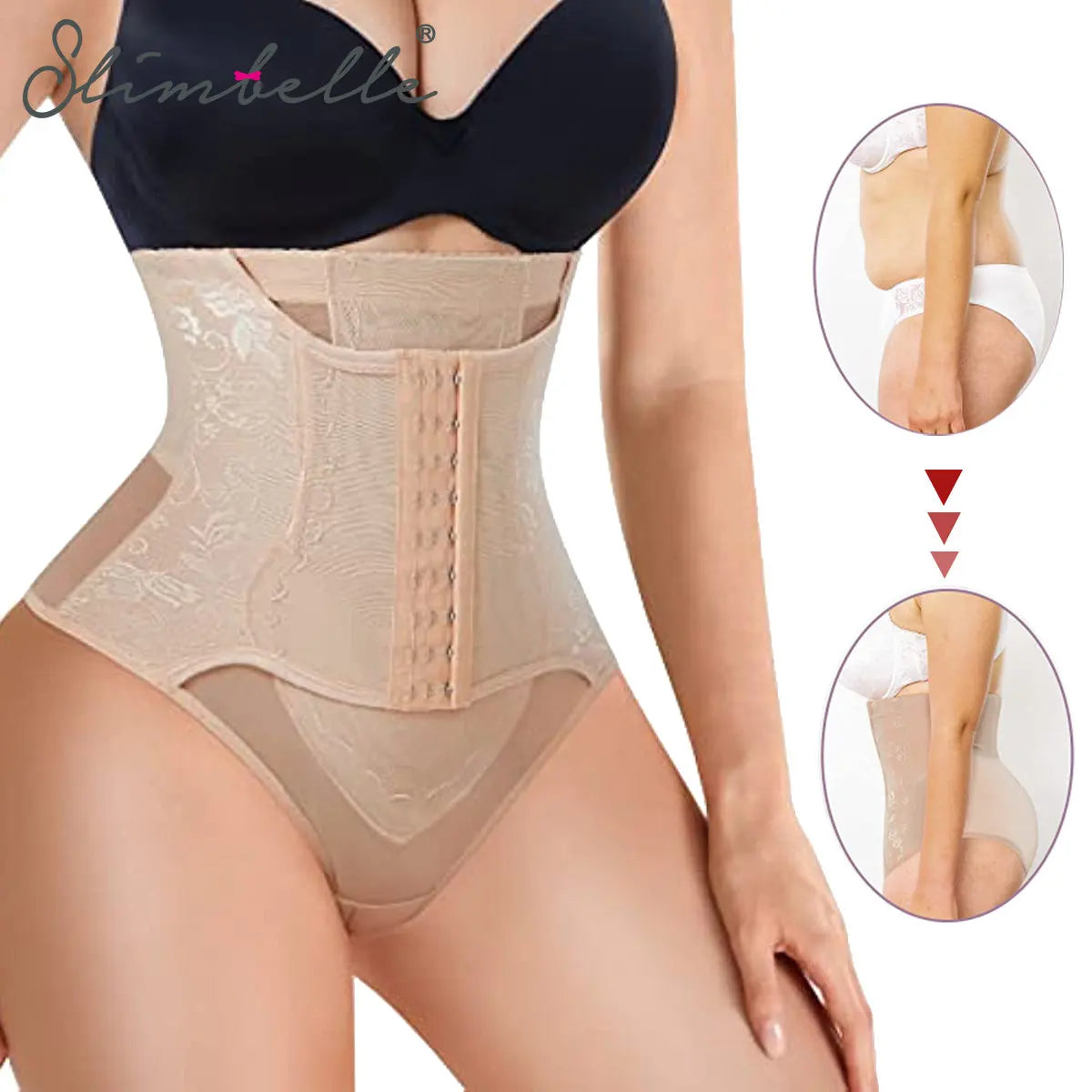 High Women Waist Trainer Slimming Tummy