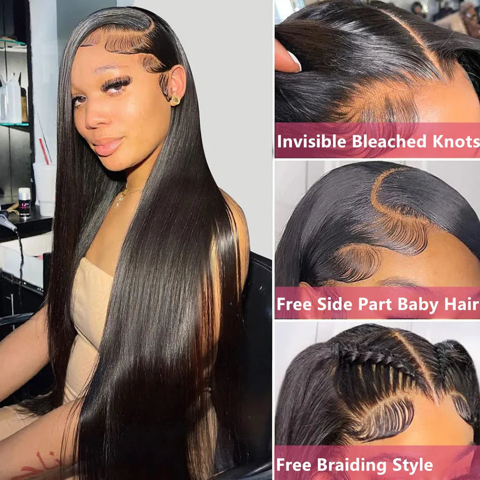 Wigs Human Hair Lace Frontal Wig Brazilian