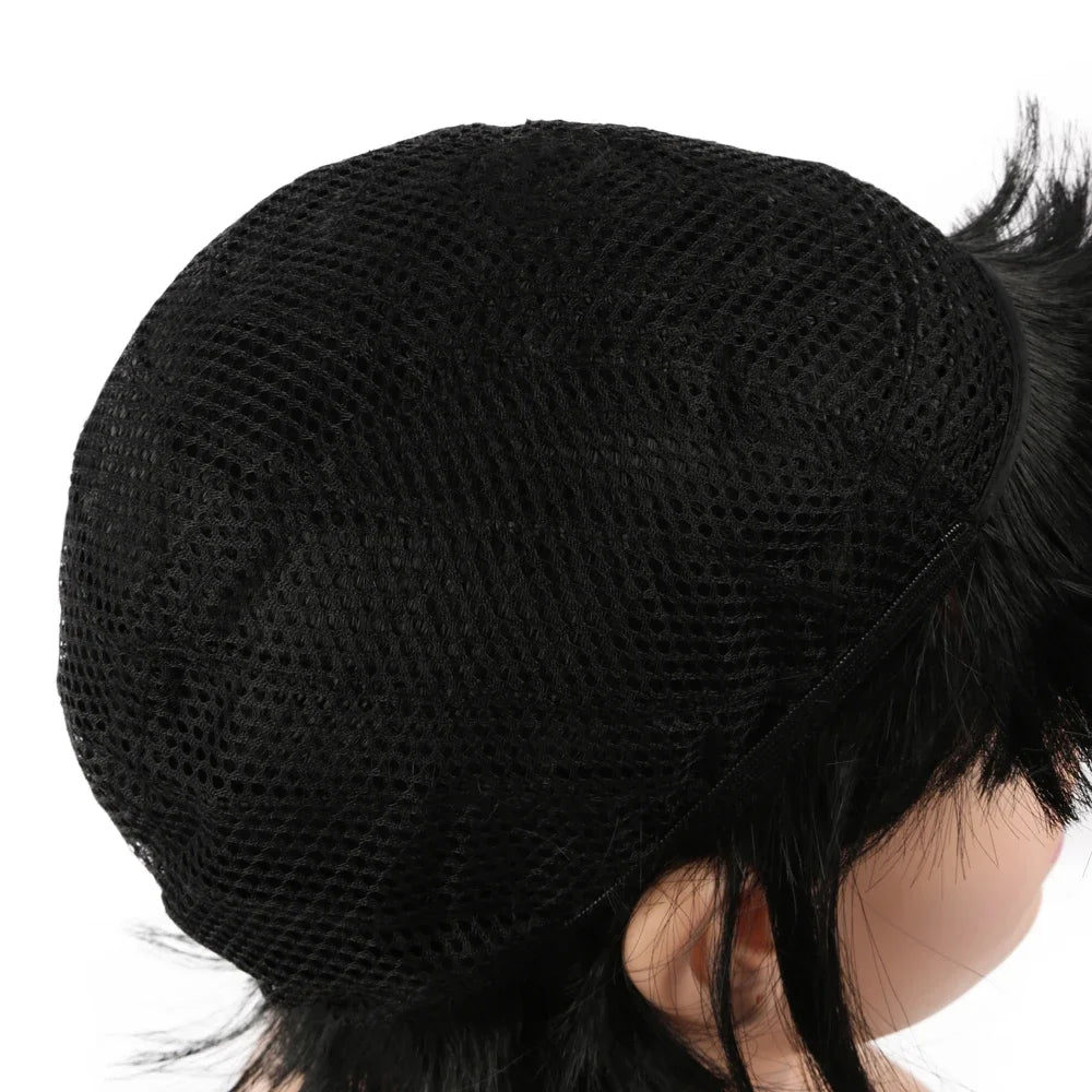 10"Bob Synthetic Wig With Bangs For Black