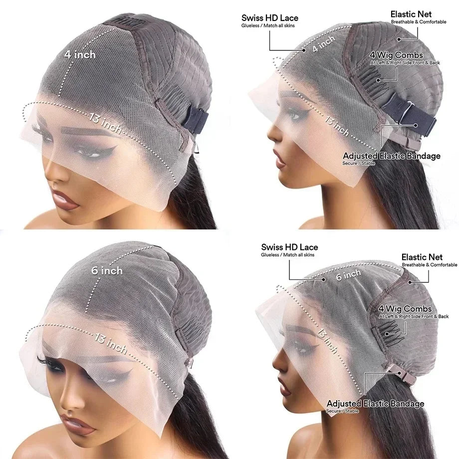 Highlight Wig Human Hair Deep Wave