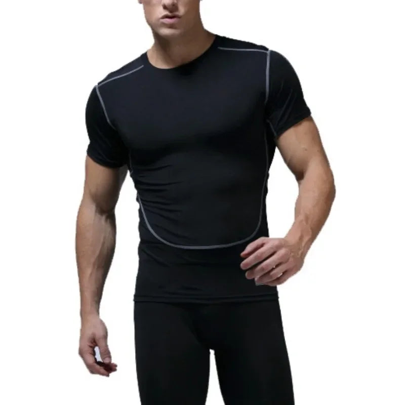 Quick-drying sports fitness wear men short