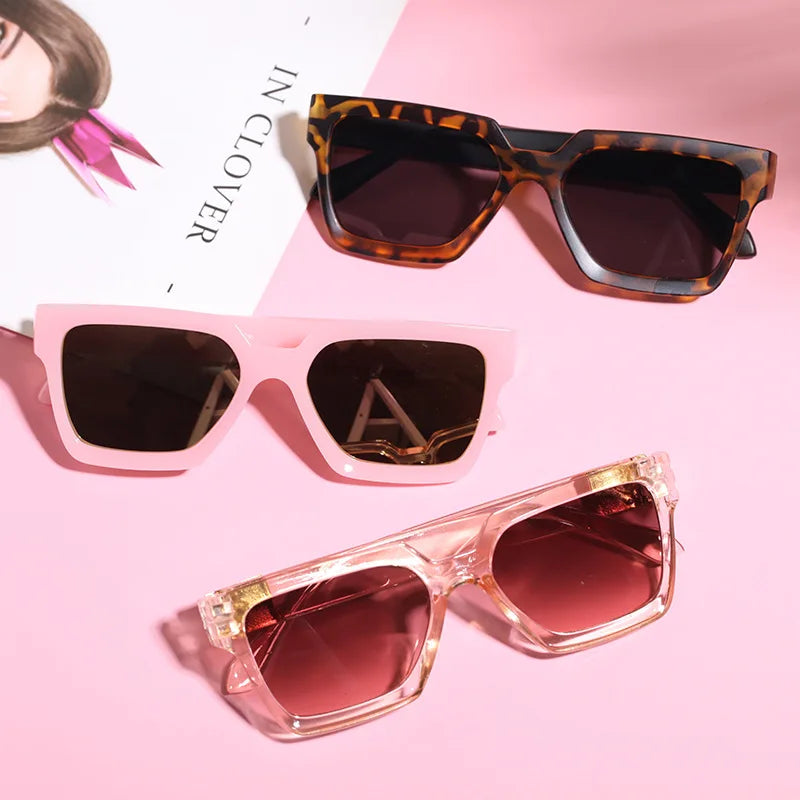 New Boy Girl Fashion Square Sunglasses