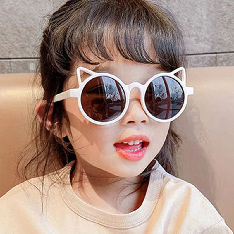 Girls Boys Cute Animal Cartoon Ears Sunglasses