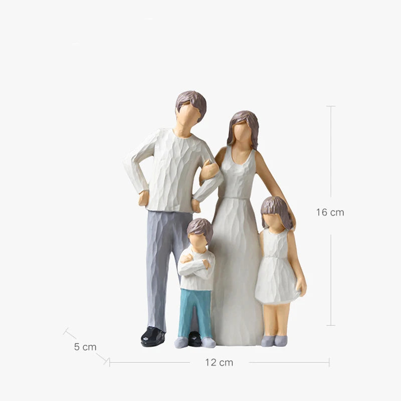Happy Family Figure Decoration