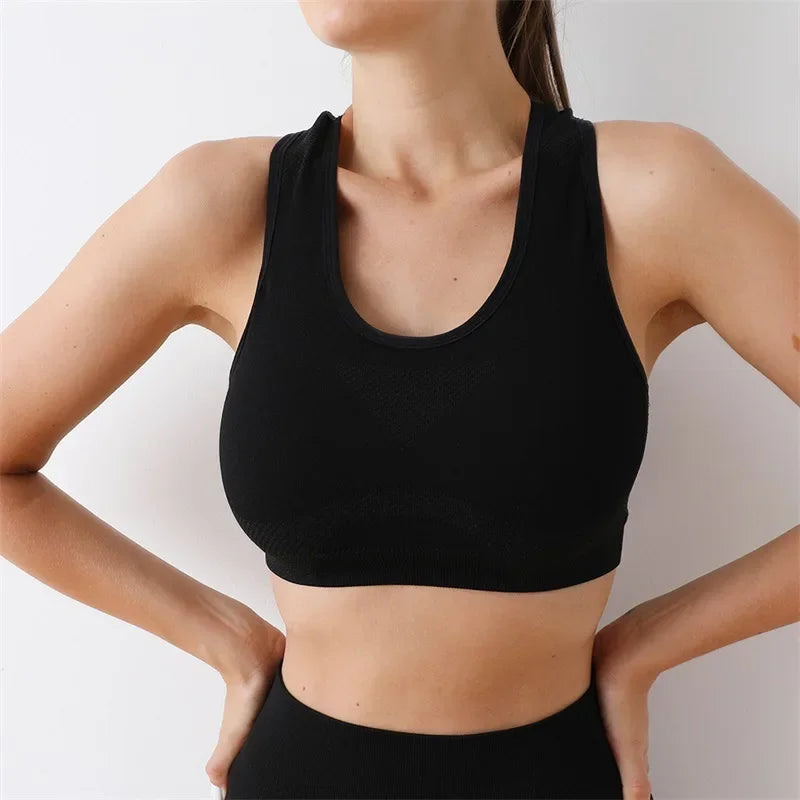 Women Sports Bra Top Push Up