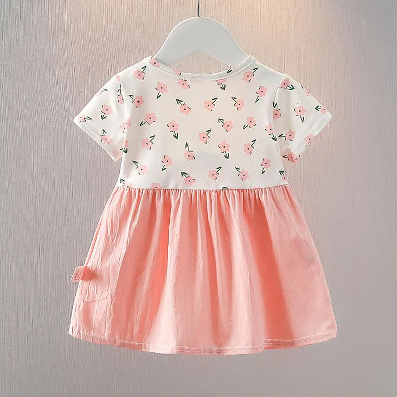 Summer Baby Girl Dress Doll Collar Princess