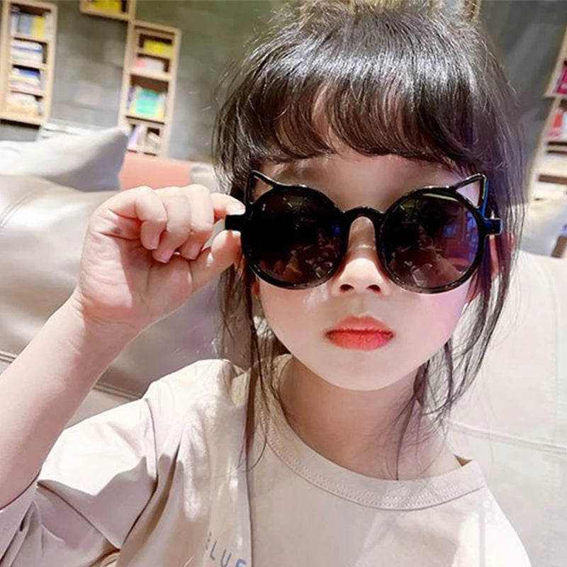 Girls Boys Cute Animal Cartoon Ears Sunglasses