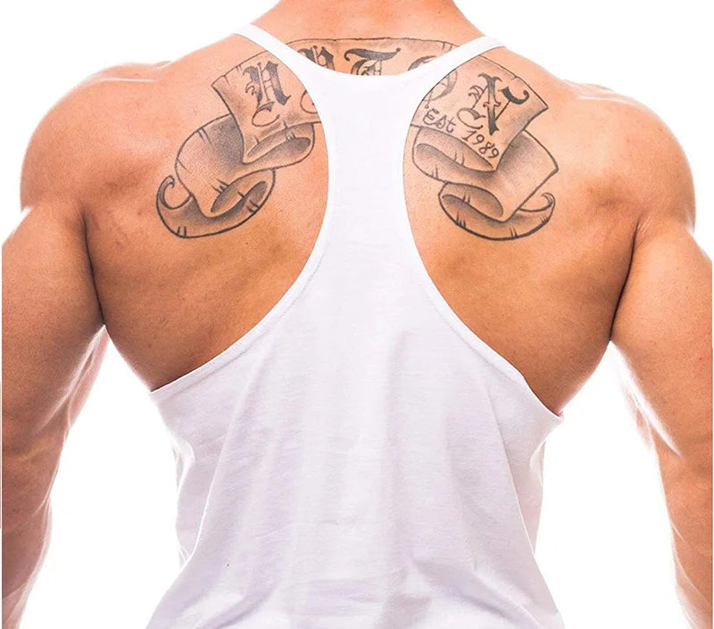 Mens tank tops shirt gym Fitness Wear