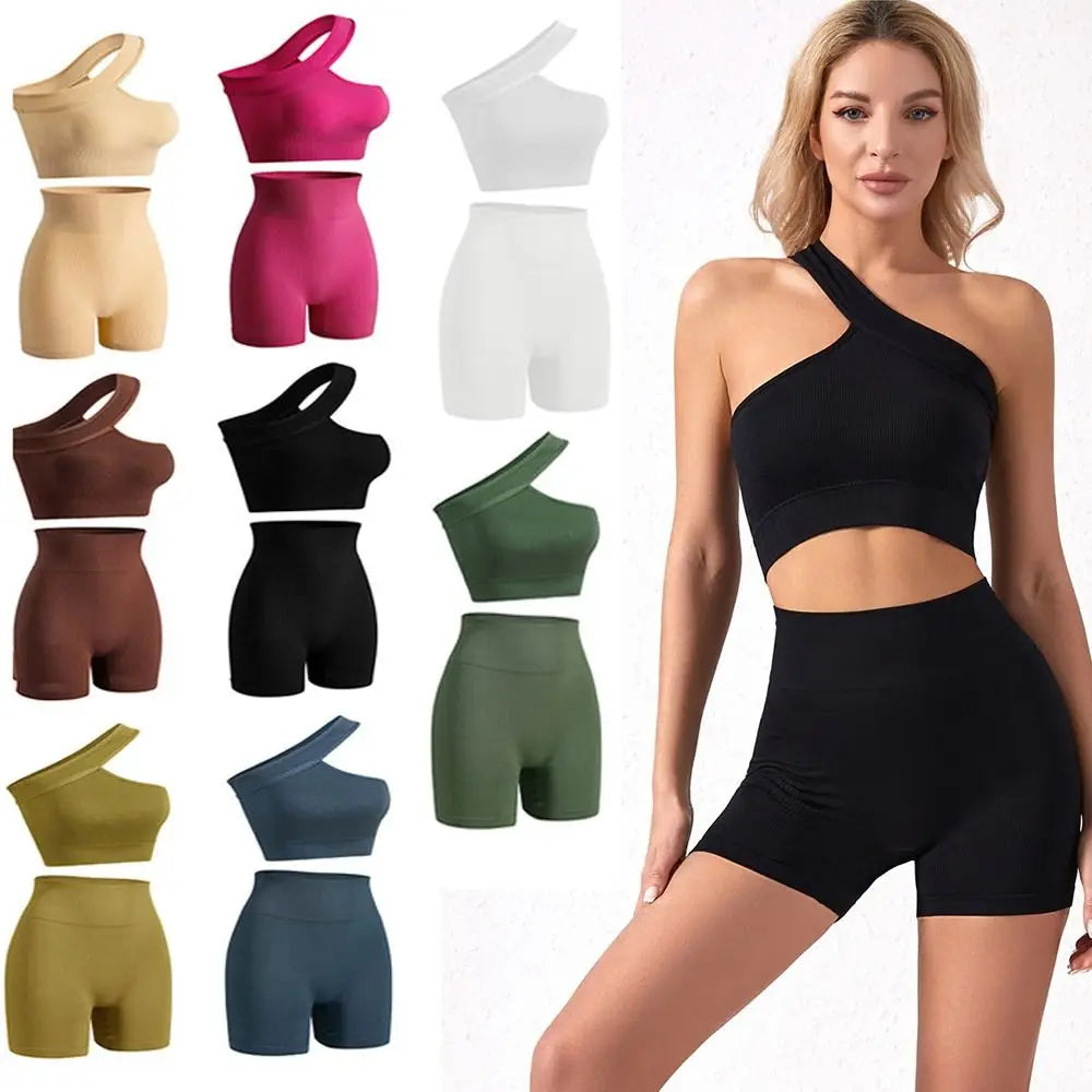 High Waist Sports Bra Fitness
