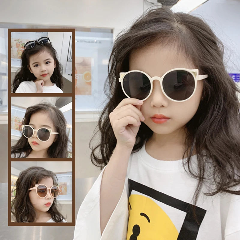 Girls Boys Cute Animal Cartoon Ears Sunglasses