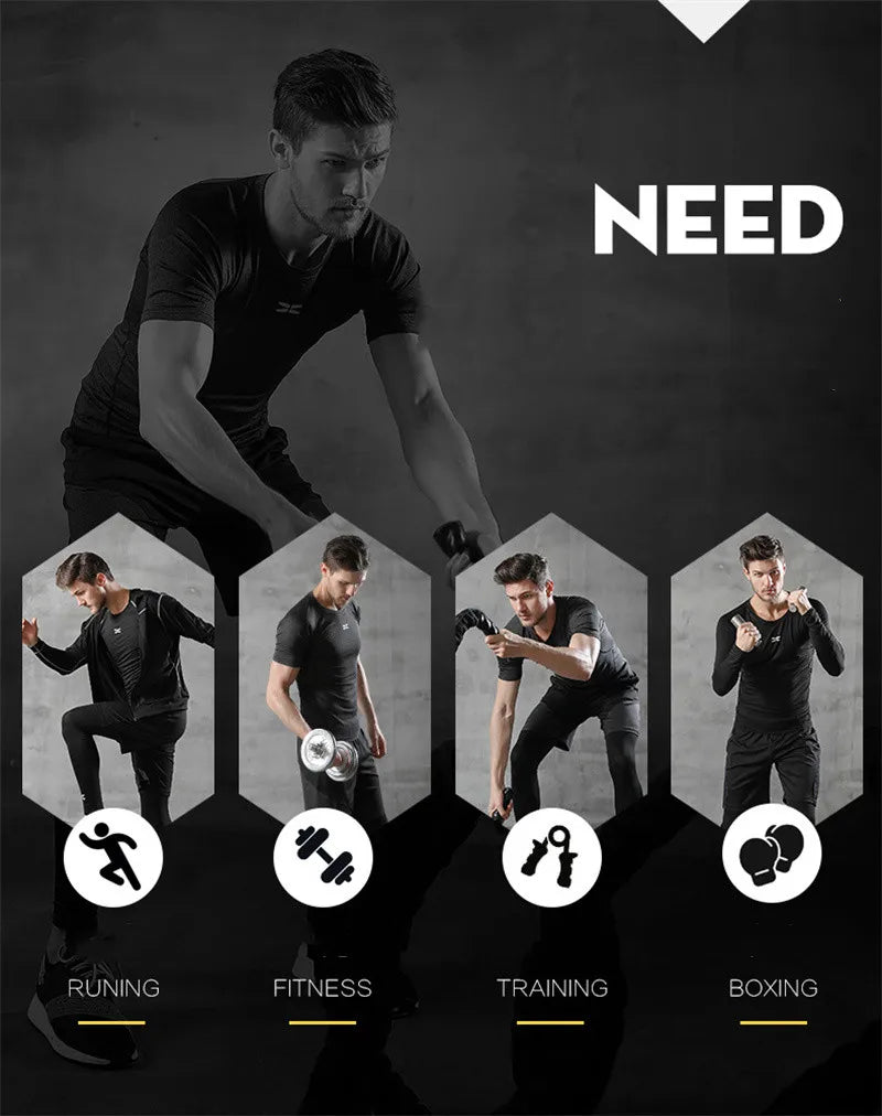 Running Sports Suit Men's Casual fitness Wear