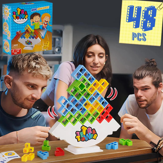 Tetra Tower Fun Balance Stacking Building
